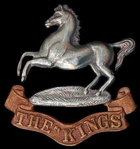 The Kings Liverpool Regiment cap badge
