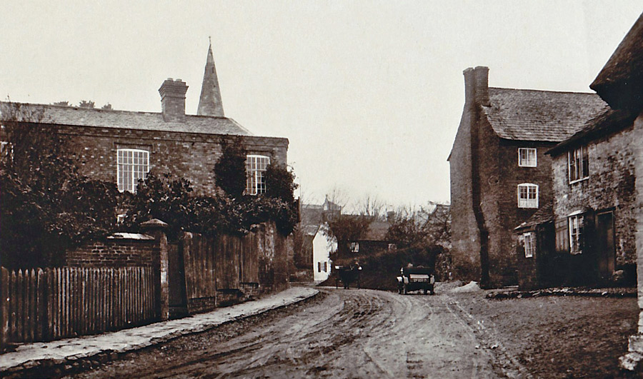 The Chantry (left) and workhouse (right) Hoby 1915