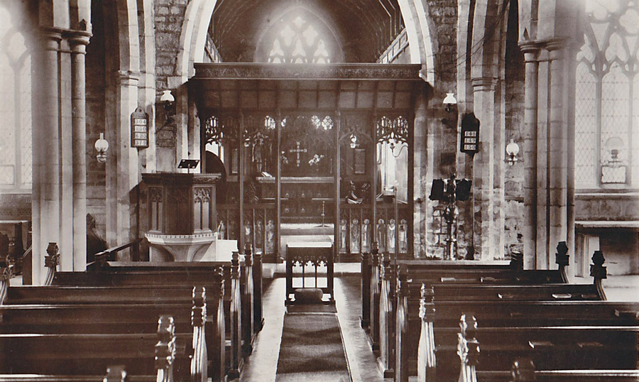 Hoby Church Interior