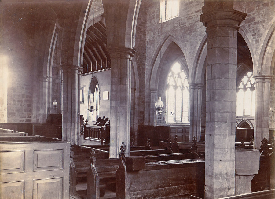 Hoby Church interior