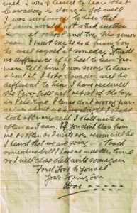 A letter home 1917 (page 2)