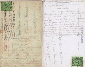 Postcards from Dadcu to Catherine
