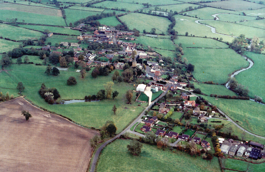 Hoby Village aerial photo