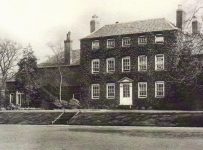 Postcard of Rotherby Hall. Date estimated from back of postcard as 1900 to 1918